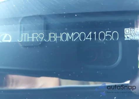 2021 Lexus Ux 250H F Sport из США, поврежденный, VIN JTHR9JBH0M2041050